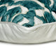 Teal Blue Suede Abstract & Quilted 12"x12" Throw Pillow Cover - Medhakara