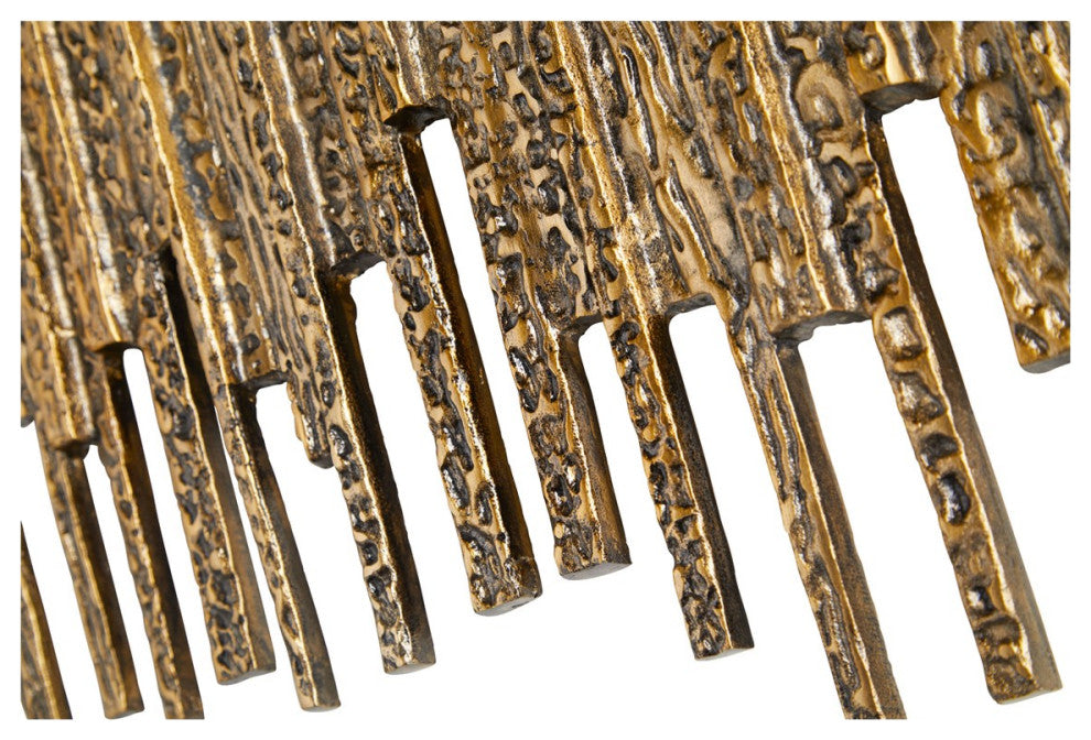 Cyan Medium Ledger Wall Decor 11311, Antique Brass