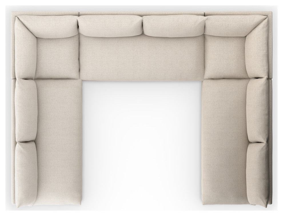 Grant Outdoor 5 Pc Sectional-Faye Sand