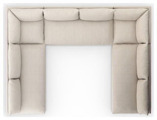 Grant Outdoor 5 Pc Sectional-Faye Sand