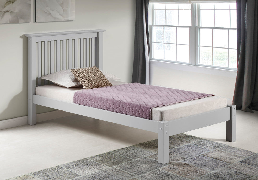 Barcelona Twin Bed, Dove Gray