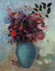Odilon Redon Flowers in a Turquoise Vase, 21"x28" Wall Decal