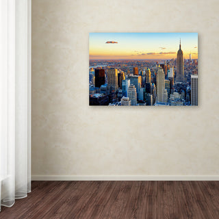 Philippe Hugonnard 'NYC at Sunset' Canvas Art, 32x22
