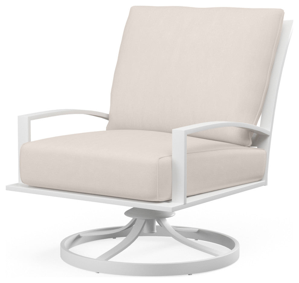 Bristol Scratch-Resistant Frame Outdoor Swivel Club Chair