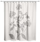 Neutral Distressed Florals 71"x74" Shower Curtain