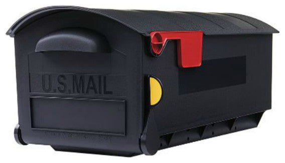 Solar Group Large Black Poly Mailbox GMB515B01