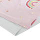 Mi Zone Kids Room Rainbow Curtains Total Blackout Window Panel,50" X 84", Pink