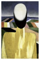 "Two Farmers (left)" Digital Paper Print by Kazimir Malevich, 26"x38"