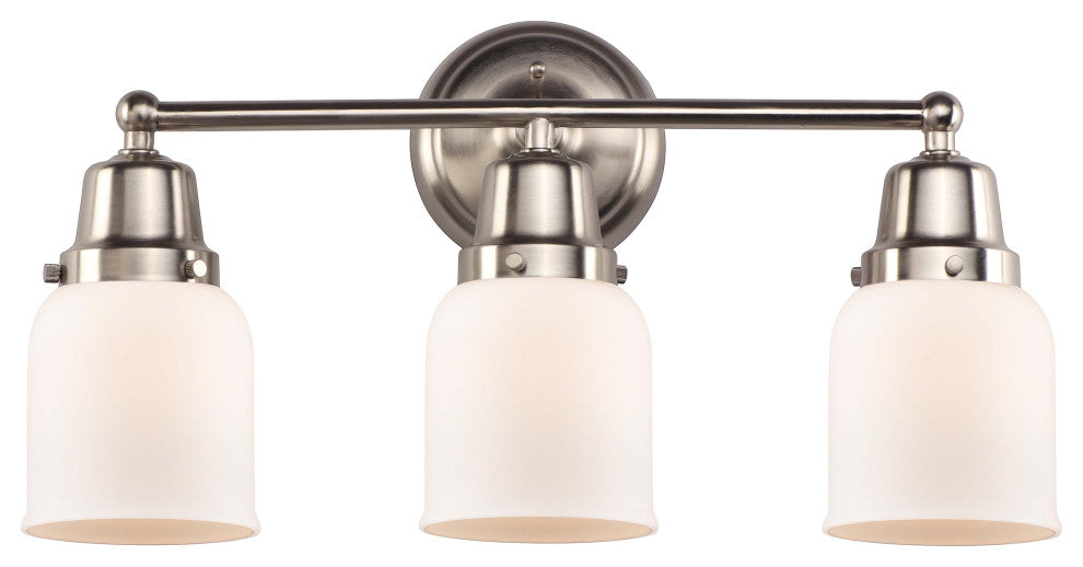 Innovations 623-3W-SN-G51 3-Light Bath Vanity Light, Brushed Satin Nickel