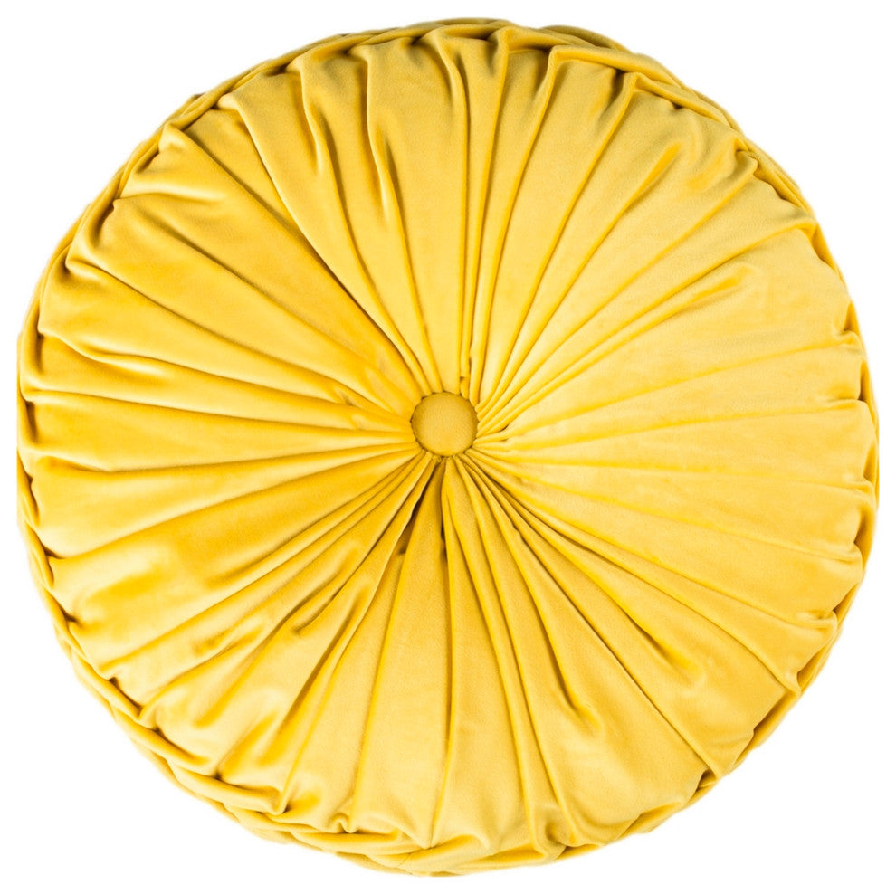 Safavieh Leila Pillow Mustard 18" X 18"