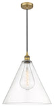 Innovations 616-1P-BB-GBC-162-LED 1-Light Pendant, Brushed Brass