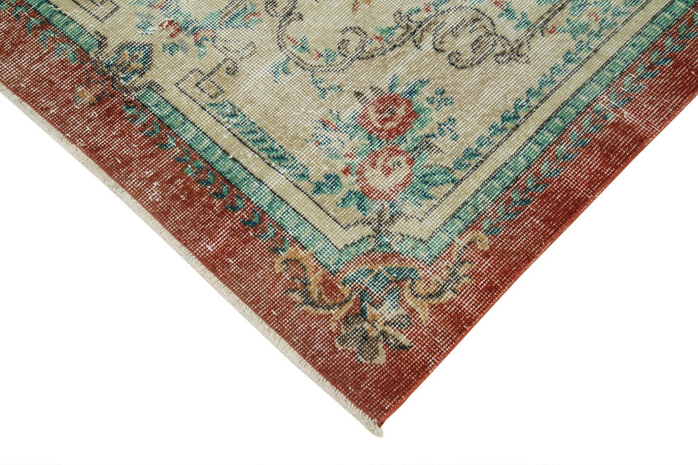 Rug N Carpet - Handwoven Turkish 3' 10" x 7' 1" Contemporary Small Area Rug