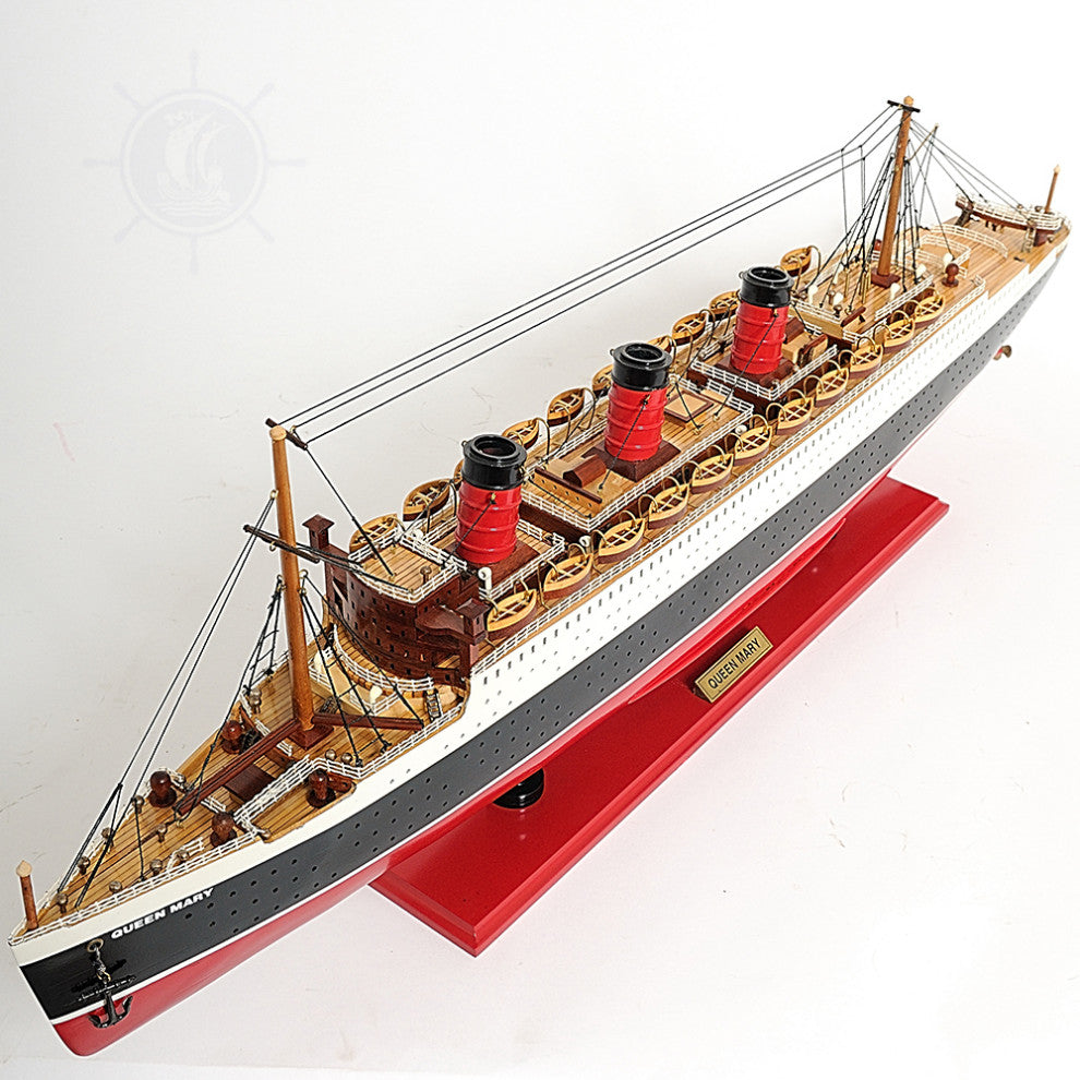 Queen Mary Cruise Ship Model