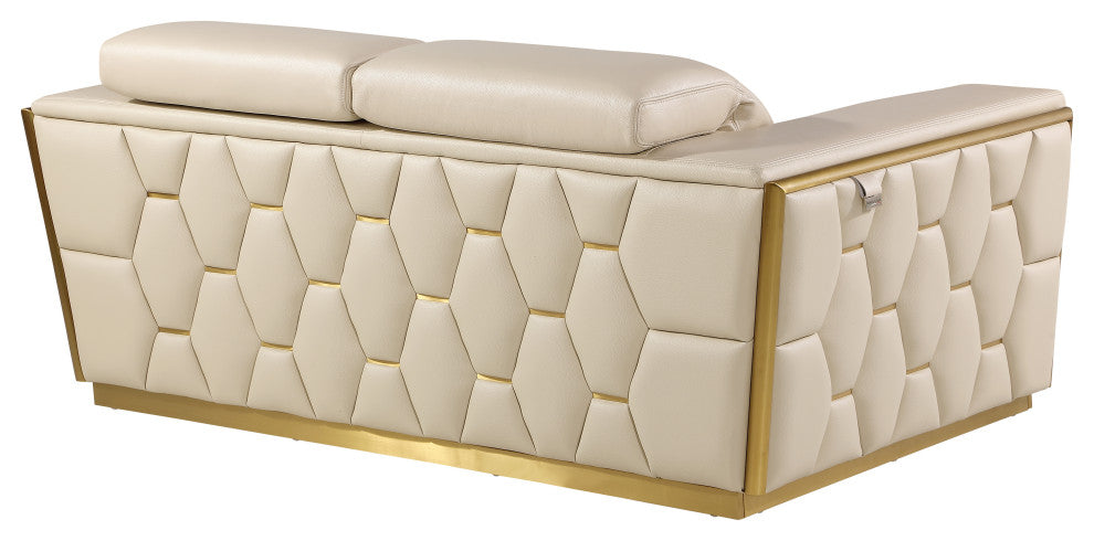 Enzo Top Grain Italian Leather  Loveseat