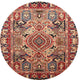 Ahgly Company Indoor Round Traditional Area Rugs, 3' Round