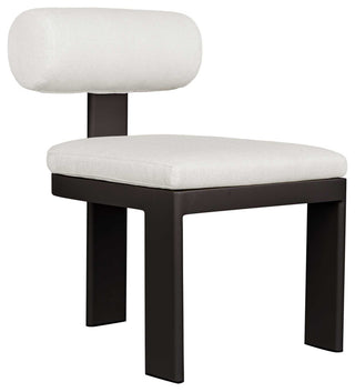 Uttermost Bolster Back White Outdoor Dining Chair