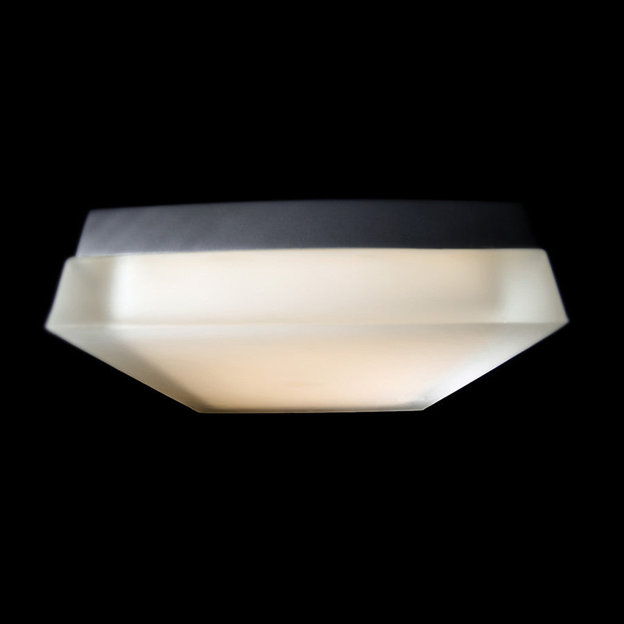 Matrix 9" LED Square Flush Mount 2700K, Black