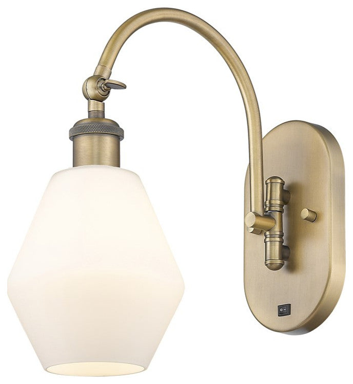 Innovations 518-1W-BB-G651-6-LED 1-Light Sconce, Brushed Brass
