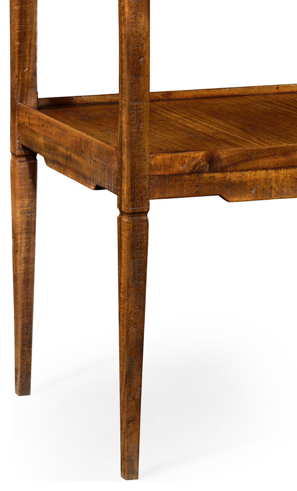 Country Walnut Side Table