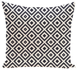 Diamond Mayhem Geometric Print Pillow, Bewitching, 18"x18"