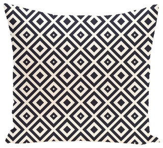 Diamond Mayhem Geometric Print Pillow, Bewitching, 18"x18"