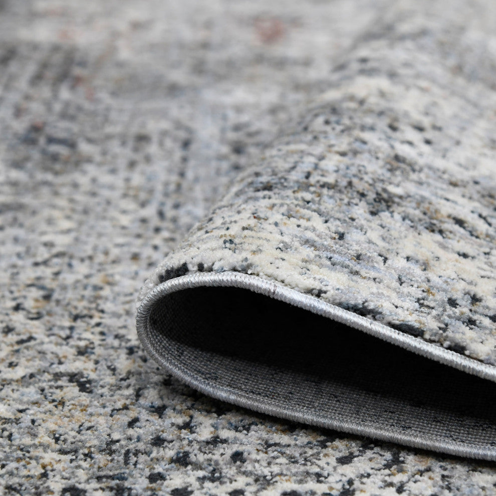 Vermont Divina Area Rug, Gray, 2' x 3', Abstract