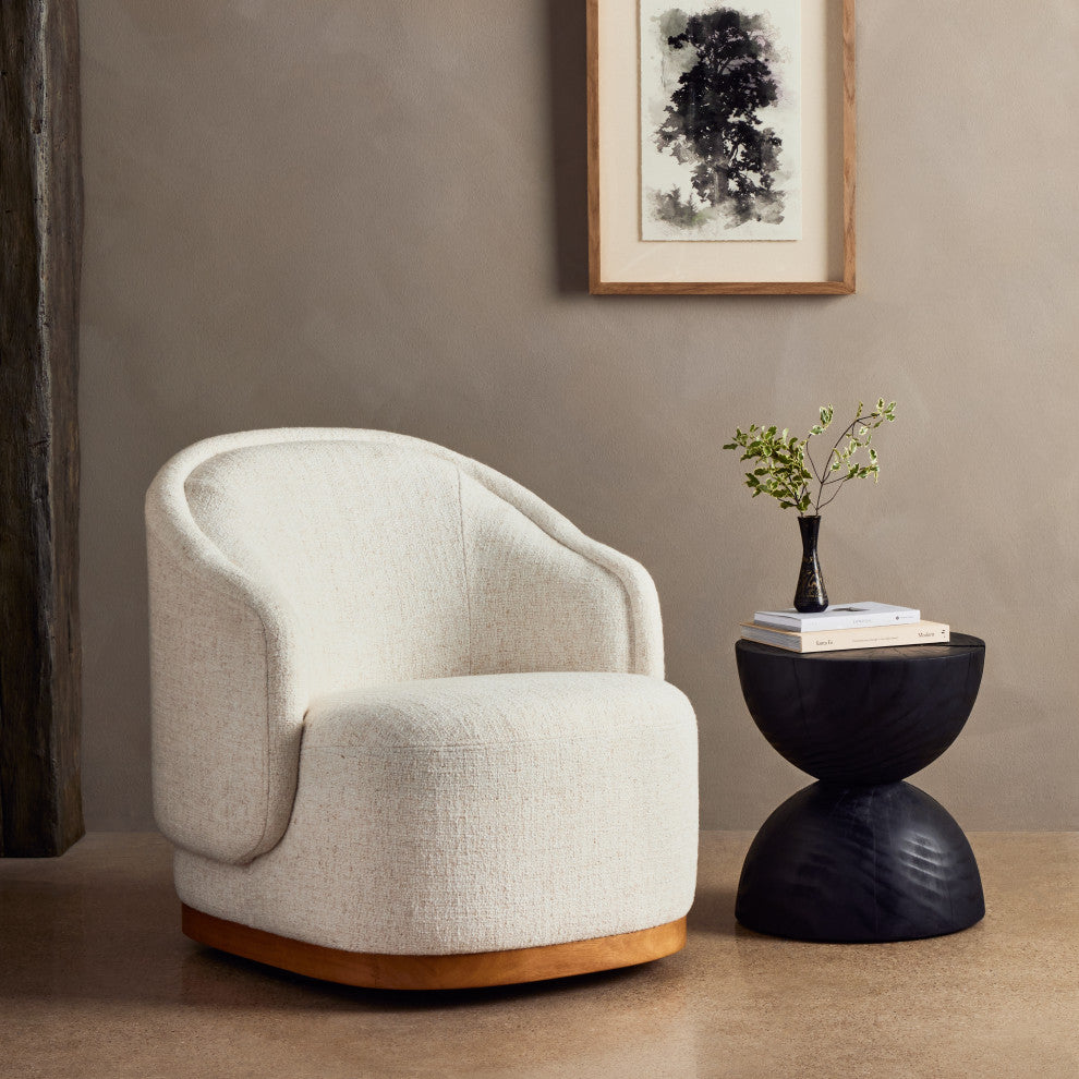 Martine Swivel Chair-Omari Natural
