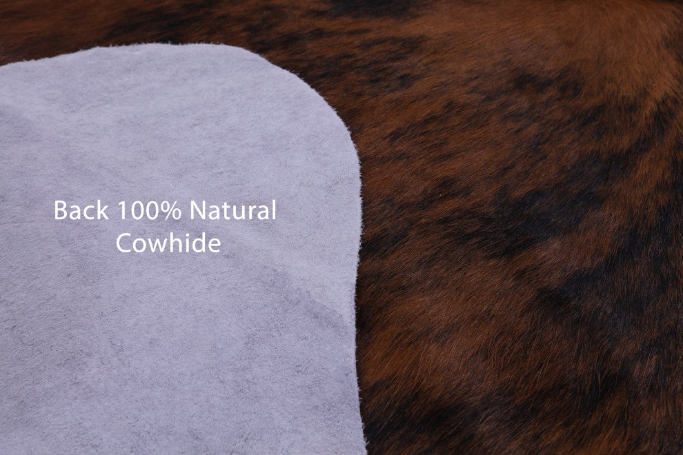 Organic Natural Hair-On Cowhide Area Rug 7' 1" X 5' 10" C1498