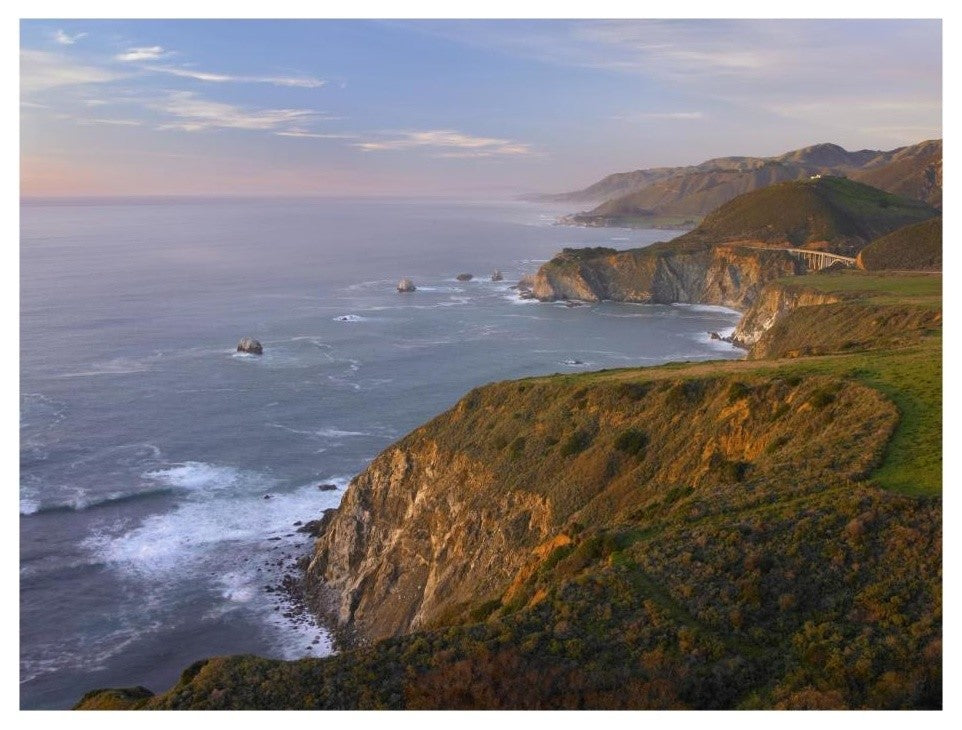 "Bixby Bridge, Big Sur, California" Paper Print by Tim Fitzharris, 26"x20"