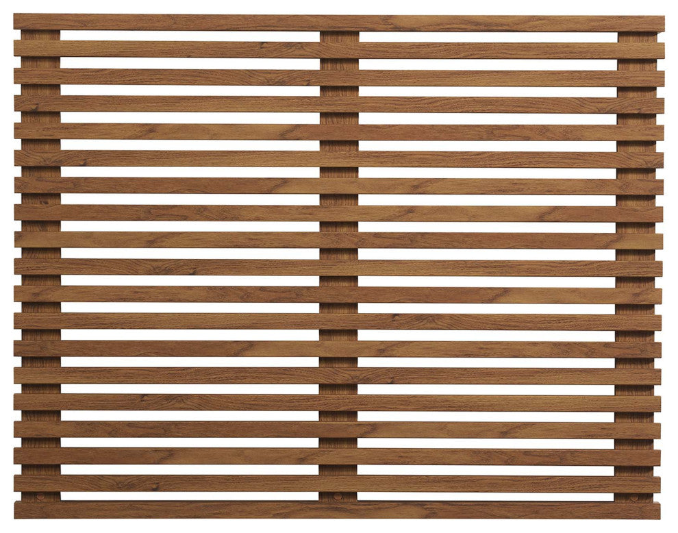 Render Wall Mount Twin Headboard, Walnut