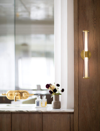 Hinkley Elin Bathroom Vanity Light, Lacquered Brass