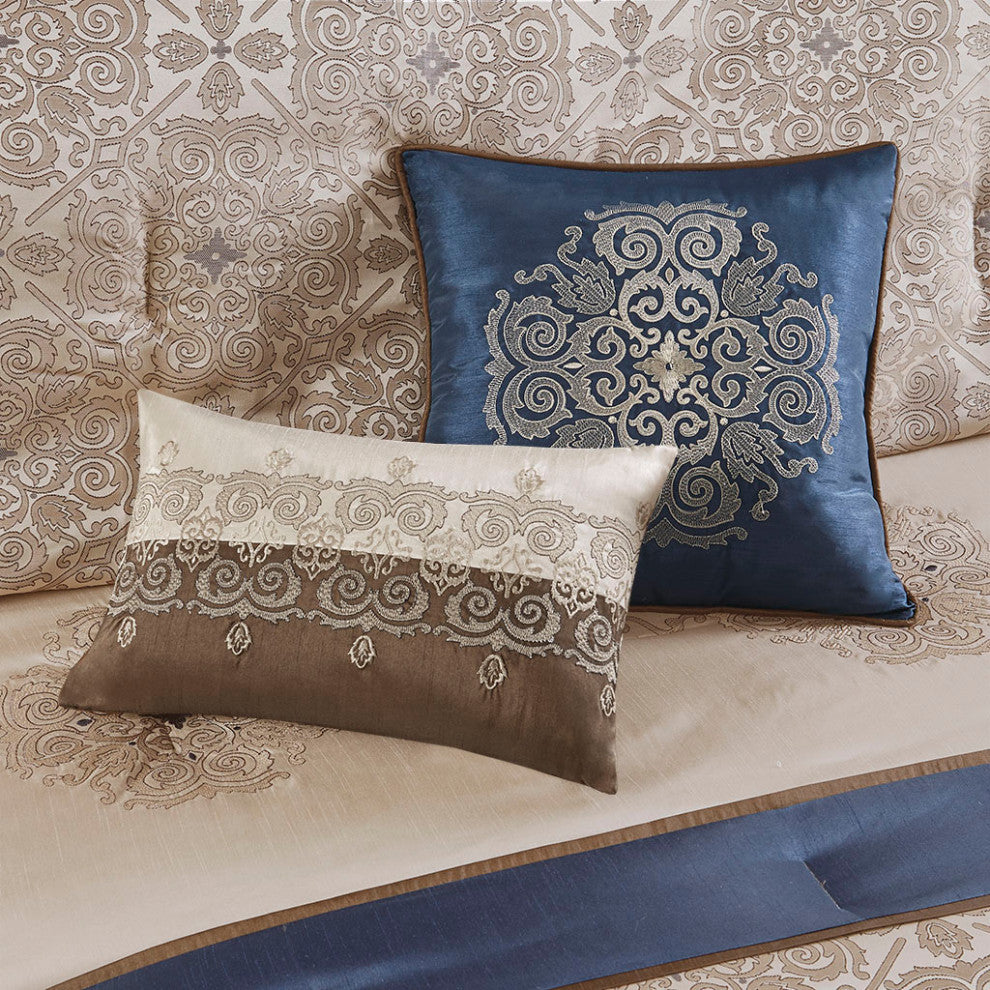 Madison Park Essentials Delaney 24-Piece Room-in-a-Bag Comforter Set