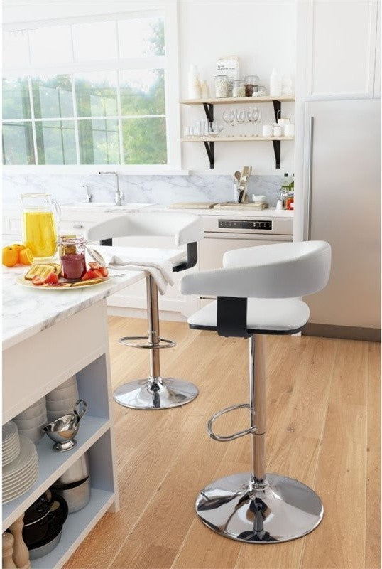 Zuo Modern Fuel Bar Chair White
