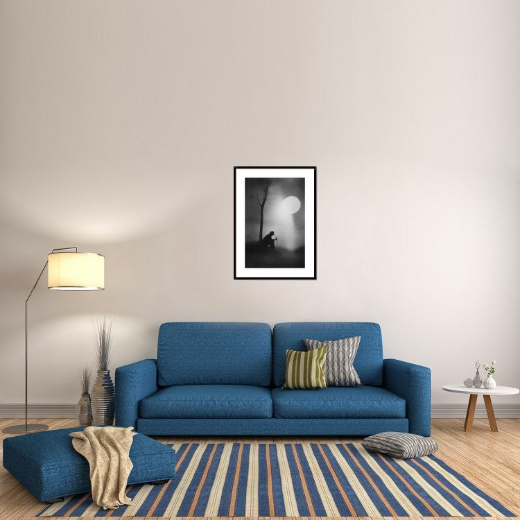 "Monologue" Framed Digital Print by Jay Satriani, 28"x38"