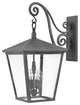 Hinkley Trellis Large Wall Mount Lantern, Aged Zinc
