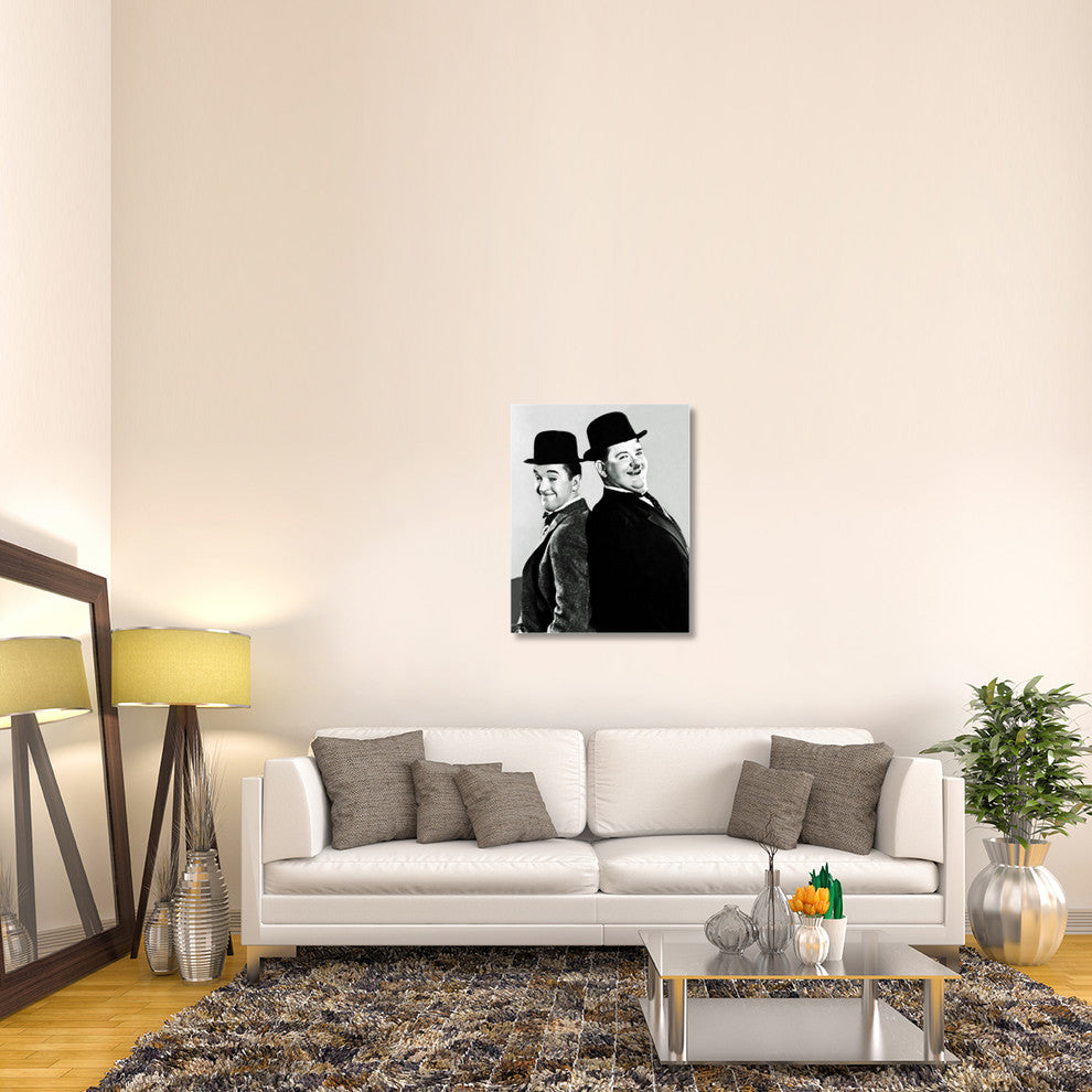 "Laurel & Hardy - Portrait, 1933" Canvas by Hollywood Photo Archive, 28x36"