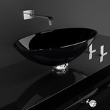 De Medici Collier Luxury Vessel Sink, Black