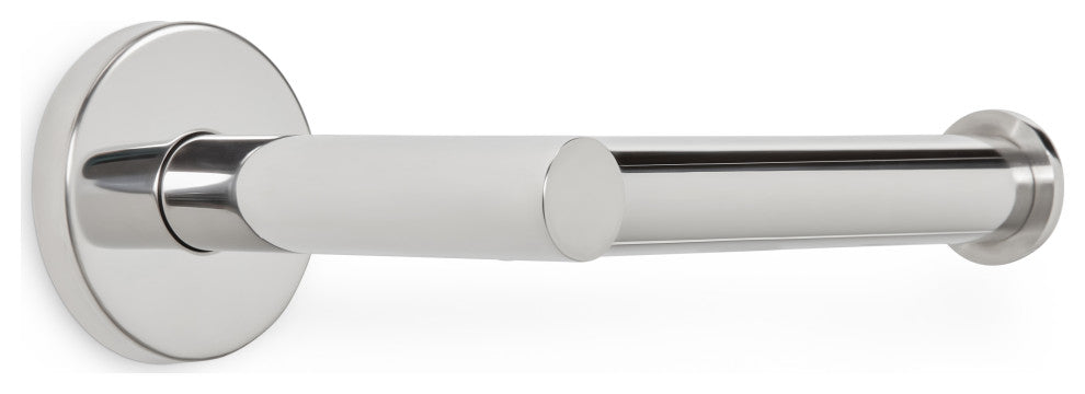 Coronado Wall Mounted Bath Toilet Paper Holder Bar, Stainless Steel, Polished Stainless Steel