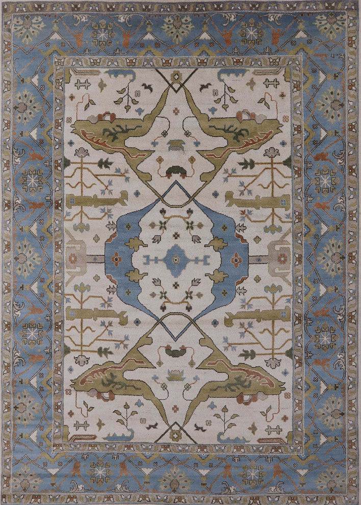 Ahgly Company Indoor Rectangle Mid-Century Modern Area Rugs, 6' x 9'