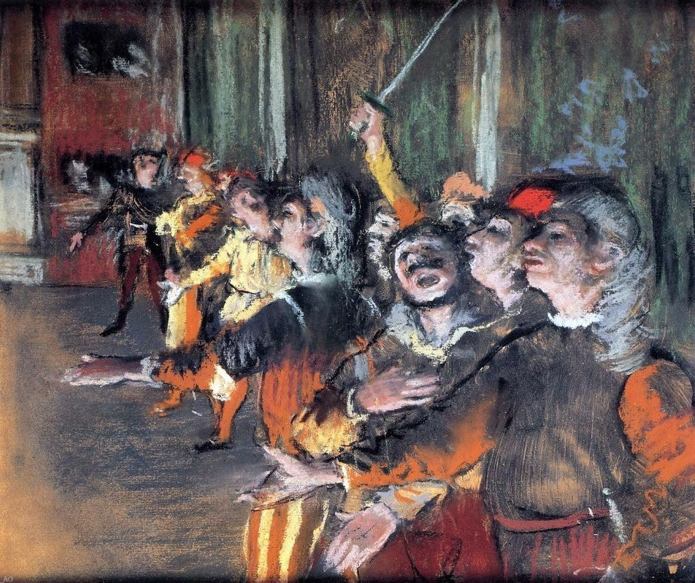 Edgar Degas The Chorus, 20"x25" Wall Decal