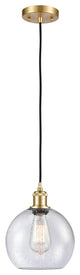 Innovations Lighting 516-1P-SG-G124-8 Athens 1 Light 8" Mini Pendant
