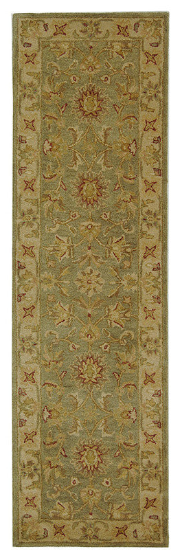Safavieh Antiquities at313a Rug, Green/Gold, 12'0"x18'0"