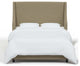 Fully Upholstered Wingback Bed, Zuma Linen, California King