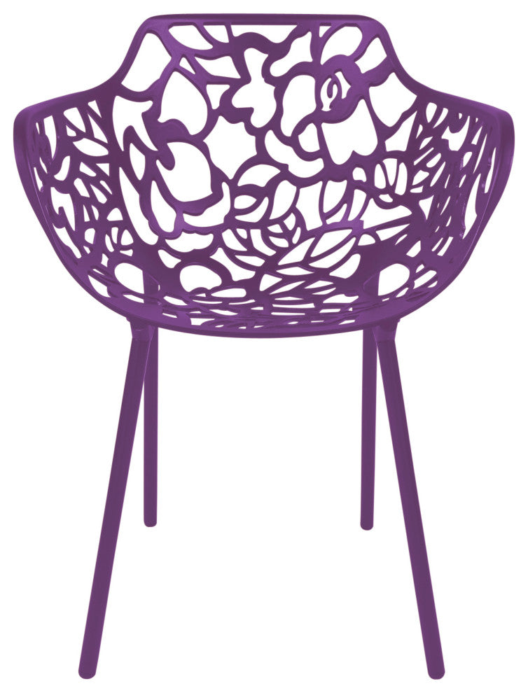 LeisureMod Modern Devon Aluminum Chair