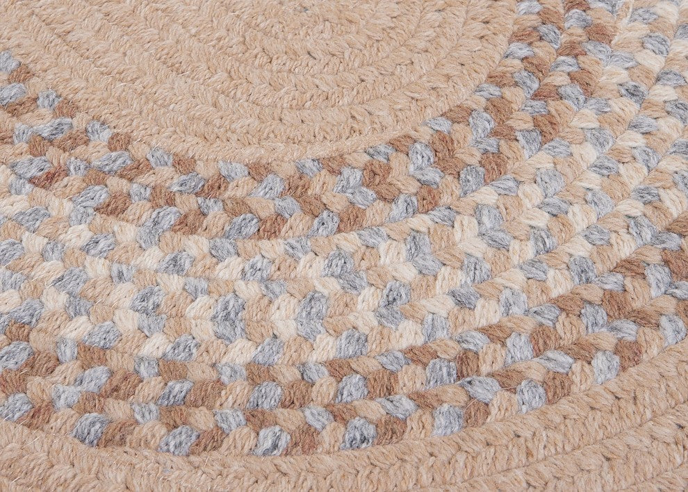 Colonial Mills North Ridge NG89 Oatmeal Traditional Area Rug, 4' Round