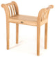 Teak Backless Bench-Stool Empire with Handles