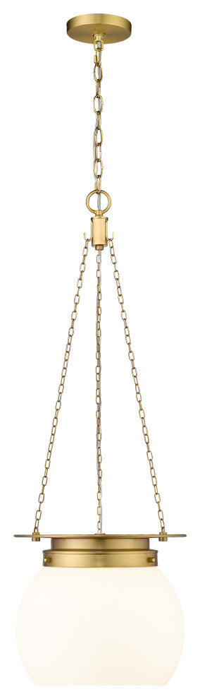 Z-LITE 1-Light Pendant, Heritage Brass