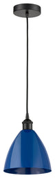 Innovations 616-1P-BK-MBD-75-BL-LED 1-Light Mini Pendant, Matte Black