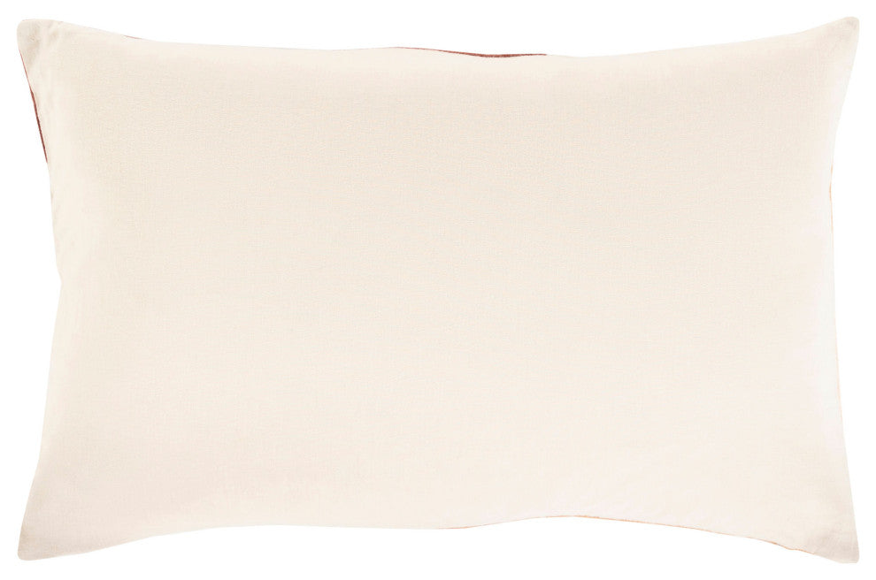 Surya Moza Beige Pillow Shell With Polyester Insert 13"H X 20"W