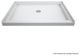 DreamLine SlimLine 32x42x2 3/4 Center Drain Single Threshold Shower Base White